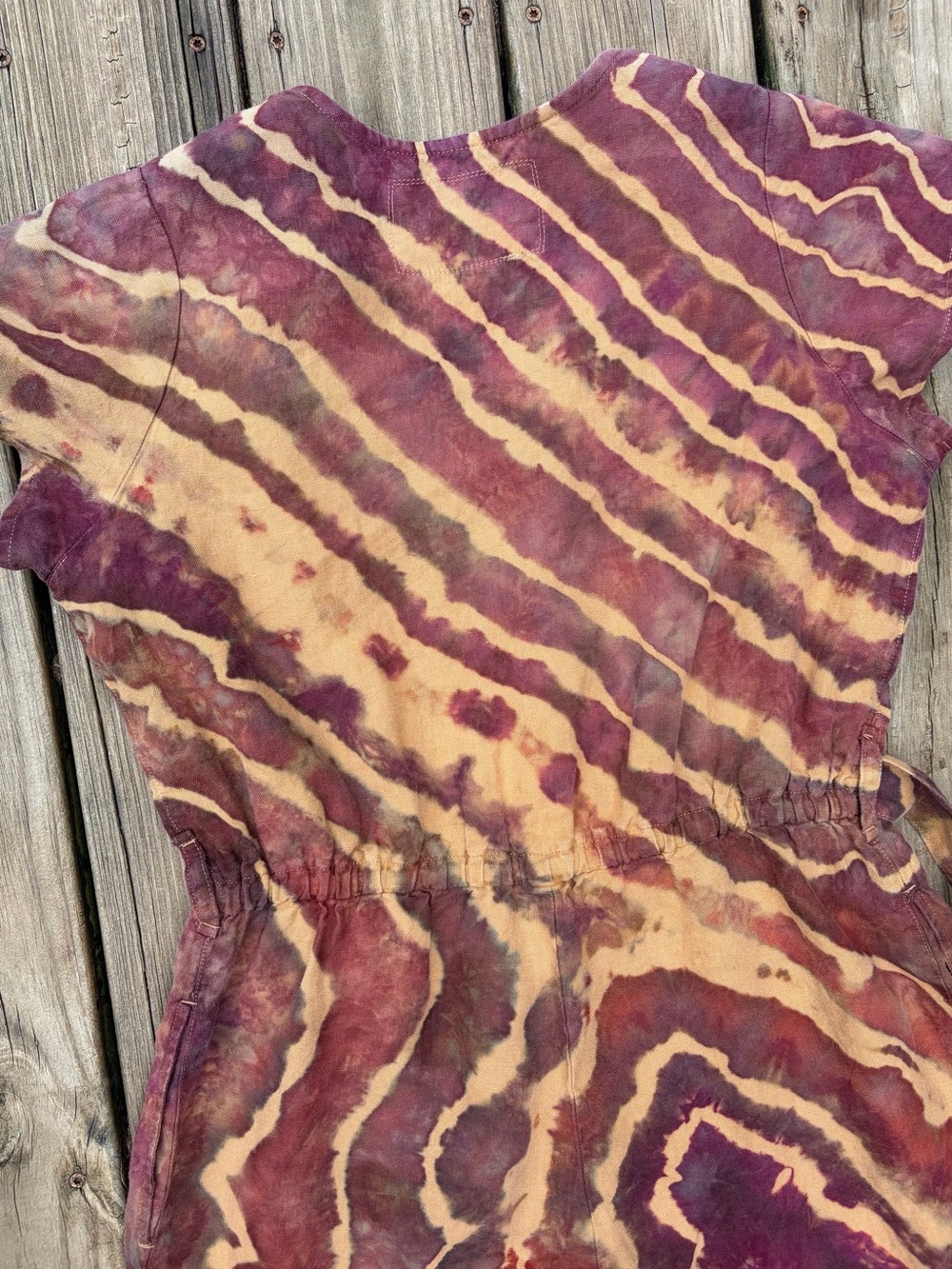 notPERFECTLINEN Ice Dyed Margaret Wrap Jumpsuit - Picture 10 of 11